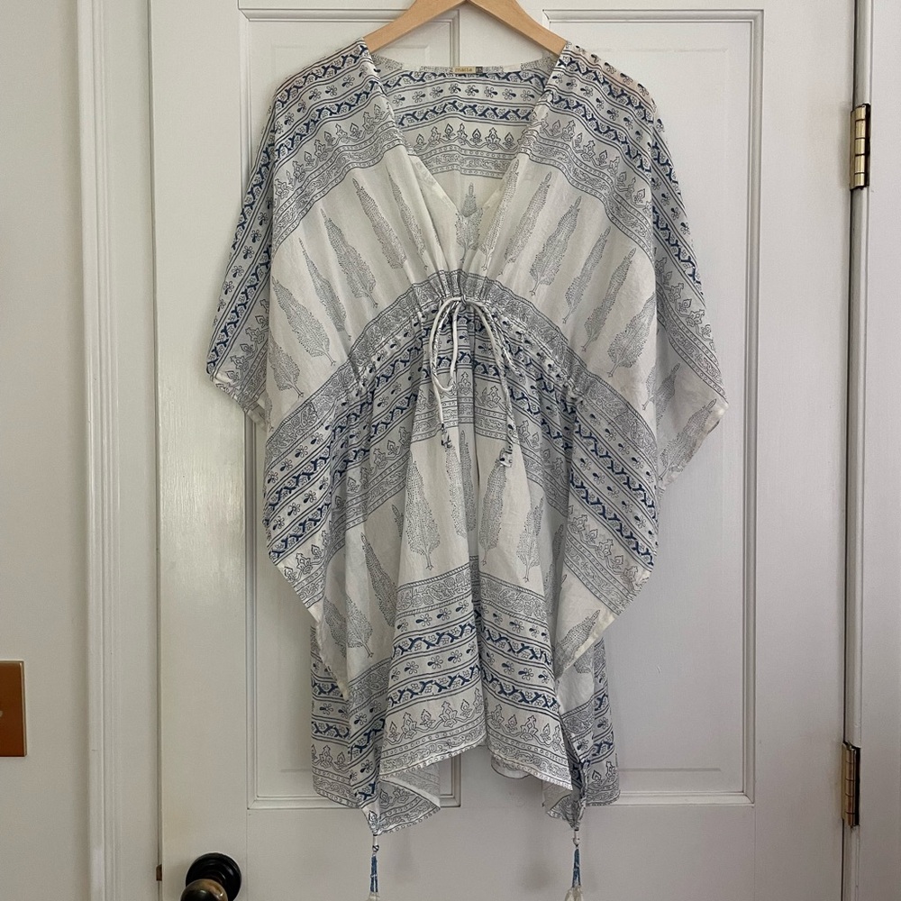Matta Blue and White Patterned Tunic